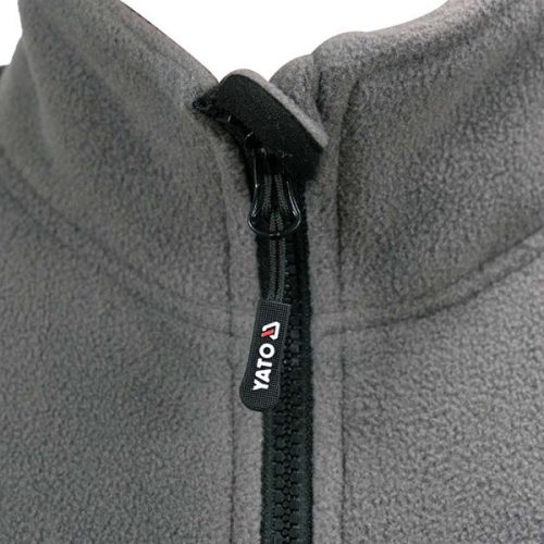 YATO YT-79525 Munkavédelmi polár pulóver szürke 3XL-es méret 3 zsebes Max Hevy