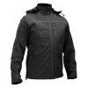 YATO YT-79552 Munkavédelmi softshell kabát kapucnival fekete L-es méret 3 zsebes