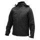 YATO YT-79553 Munkavédelmi softshell kabát kapucnival fekete XL-es méret 3 zsebes