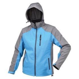   YATO YT-79564 Munkavédelmi softshell kabát kapucnival kék-szürke XXL-es méret