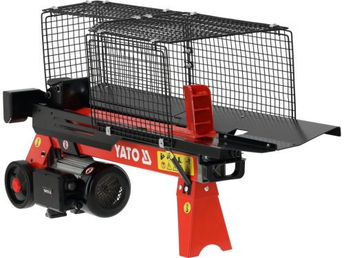 YATO YT-79950 Elektromos rönkhasító védőráccsal 5T max 520 mm rönkhossz