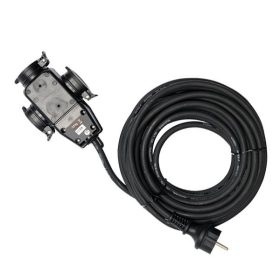   YATO YT-81162 Hosszabbító lengőkábel gumiszigetelt 3 dugalj 20 m 3 x 1,5 mm2