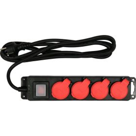   YATO YT-81241 Elektromos hosszabbító 4-es elosztó 3 m 3 x 1,5 mm2