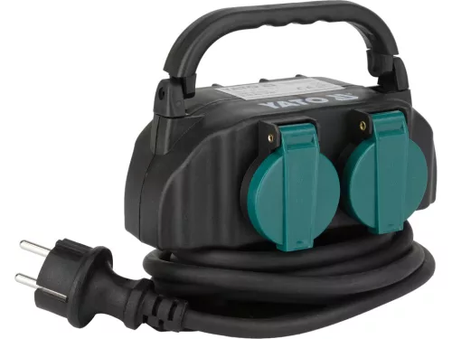 YATO YT-81270 Kültéri csatlakozóelosztó aljzat IP44 4 x 230V