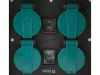 YATO YT-81271 Kültéri csatlakozóelosztó aljzat STONE IP44 4 x 230V
