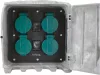 YATO YT-81271 Kültéri csatlakozóelosztó aljzat STONE IP44 4 x 230V