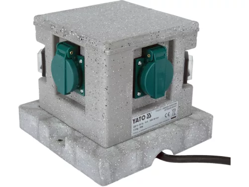 YATO YT-81272 Kültéri csatlakozóelosztó aljzat CUBE IP44 4 x 230V