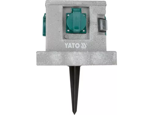 YATO YT-81272 Kültéri csatlakozóelosztó aljzat CUBE IP44 4 x 230V