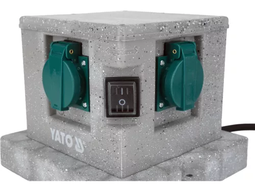 YATO YT-81272 Kültéri csatlakozóelosztó aljzat CUBE IP44 4 x 230V