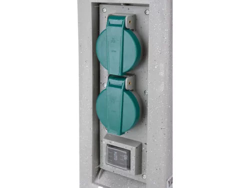 YATO YT-81273 Kültéri csatlakozóeosztó altzat TOWER GREAY  IP44 4 x 230V