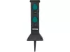 YATO YT-81274 Kültéri csatlakozóelosztó aljzat TOWER BLACK IP44 4 x 230V