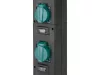 YATO YT-81274 Kültéri csatlakozóelosztó aljzat TOWER BLACK IP44 4 x 230V