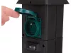 YATO YT-81274 Kültéri csatlakozóelosztó aljzat TOWER BLACK IP44 4 x 230V