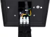 YATO YT-81276 Kültéri csatlakozóelosztó aljzat időkapcsolóval METAL TOWER BLACK IP44 4 x 230V