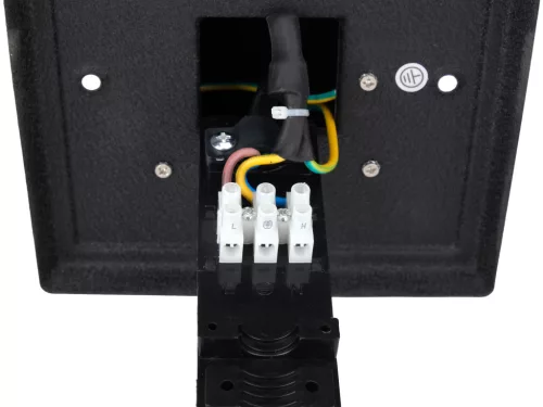 YATO YT-81276 Kültéri csatlakozóelosztó aljzat időkapcsolóval METAL TOWER BLACK IP44 4 x 230V
