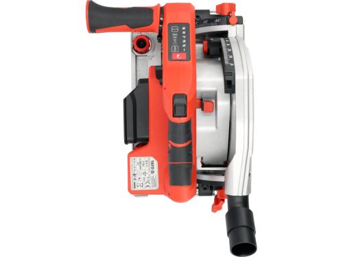 Yato YT-821702 Akkumulátoros merülőfűrész 140mm szénkefe nélküli motorral vezetősínnel, 2db szorítóval (akku és töltő nélékül)