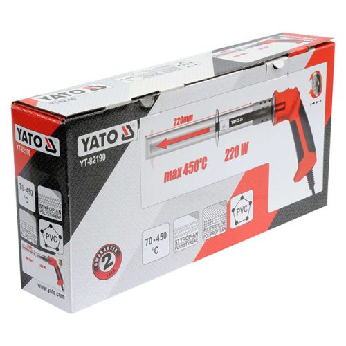 YATO YT-82190 Elektromos polisztirolvágó 220 mm 70-450 °C 220 W