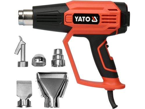 YATO YT-82295 Elektromos hőlégfúvó tartozékokkal 50 - 600 °C 2000 W