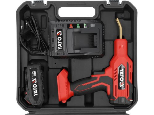 YATO YT-824482 Akkus műanyag hegesztő 18V (1 x 2,0 Ah akku + töltő)