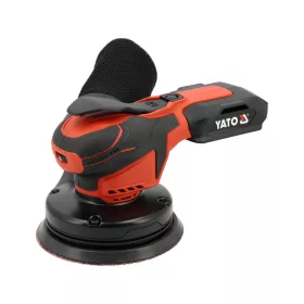   YATO YT-827533 Rezgő csiszoló 125 mm 18V akkumulátoros szénkefe nélküli motorral (akku + töltő nélkül)