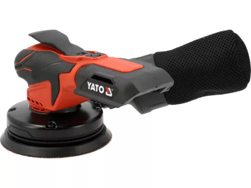 YATO YT-827533 Rezgő csiszoló 125 mm 18V akkumulátoros szénkefe nélküli motorral (akku + töltő nélkül)