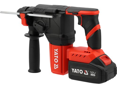 YATO YT-827722 Akkus fúrókalapács SDS+ BL motor 18V (töltő + 2x4Ah akku)
