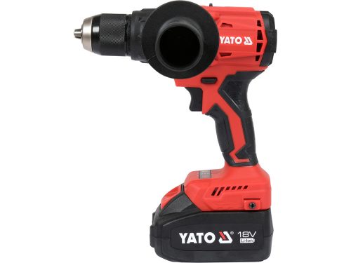 YATO YT-8277915 Akkus fúró-csavarozó 120 Nm szénkefe nélküli 18 V (2 x 4,0 Ah akku + töltő)