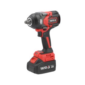   YATO YT-828071 Akkus ütvecsavarozó 1/2 Col 1200 Nm szénkefe nélküli 18 V (1 x 4,0 Ah + töltő)