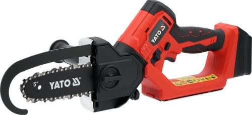 YATO YT-828116 Akkumuátoros ács láncfűrész 6 col láncvezetővel, szénkefe nélküli motorral (akku + töltő nélkül)