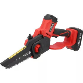   YATO YT-828133 Akkus láncfűrész 175 mm szénkefe nélküli 18 V (1 x 2 Ah akku + töltő)