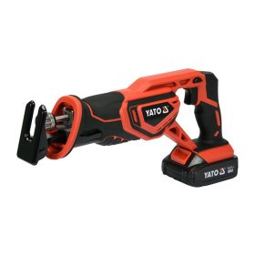   YATO YT-82814 Akkus szablyafűrész 18 V Li-Ion (1 x 2,0 Ah akku + töltő)