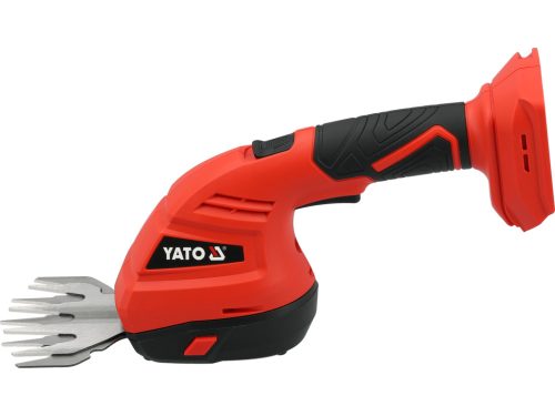 YATO YT-828336 Akkumulátoros fű és sövénnyíró 18V szénkefe nélküli motor (akku + töltő nélkül)