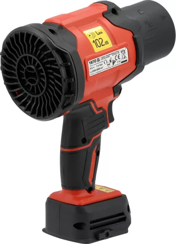 YATO YT-829383 Akkumulátoros légseprű 18V Szénkefe nélküli motor (Akku és töltő nélkül)