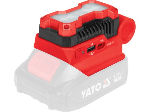 YATO YT-829683 Akkus LED reflektor 500 lumen 18 V (akkus és töltő nélkül)
