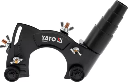 YATO YT-82987 Porelszívó adapter sarokcsiszolóra beton vagy tégla vájásához / vágásához 125 mm