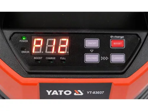 YATO YT-83037 Akkumulátor töltő 12 V / 20 A / max. 300 Ah