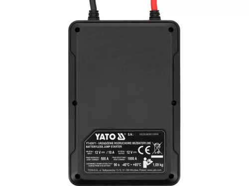 YATO YT-83071 Kondenzátoros jump starter indításrásegítő Max 1000A