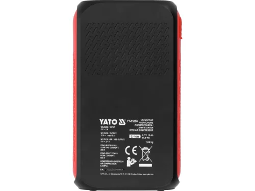 YATO YT-83086 Jump starter indításrásegítő és kompresszor 12 Ah