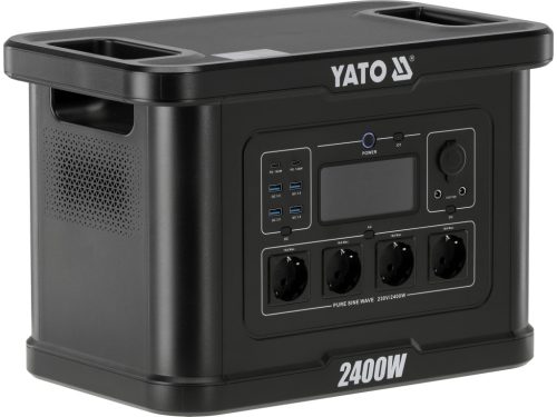 YATO YT-83095 Hordozható erőmű 2400W, 2232WH LIFEPO4, EPS