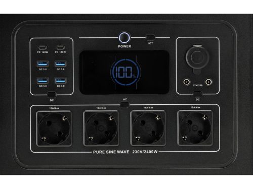 YATO YT-83095 Hordozható erőmű 2400W, 2232WH LIFEPO4, EPS