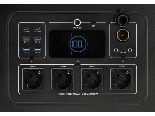 YATO YT-83095 Hordozható erőmű 2400W, 2232WH LIFEPO4, EPS