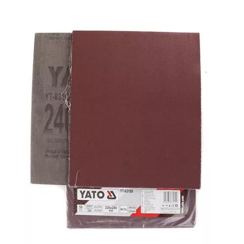 YATO YT-83166 Csiszolóvászon A4 230 x 280 mm P150