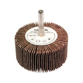   YATO YT-83366 Csapos lamellás, legyező csiszolókorong 60 x 30 x 6 mm / P150