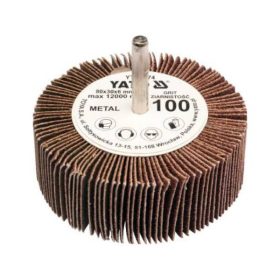   YATO YT-83374 Csapos lamellás, legyező csiszolókorong 80 x 30 x 6 mm / P100