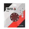 YATO YT-83460 Tépőzáras fíbertárcsa 180 mm / P40 (3 db/cs)