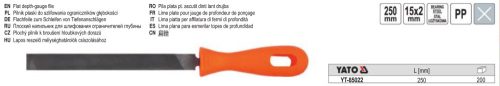 YATO YT-85022 Láncfűrész reszelő 250 x 15 x 2 mm