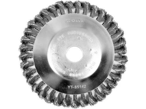 YATO YT-85142 Döntött sodrott körkefe 200 x 25,4 mm fűkaszához, fűszegélyvágóhoz