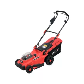   YATO YT-85222 Akkus fűnyíró 2 x 18 V 370 mm (2 x 4,0 Ah akksi + töltő)