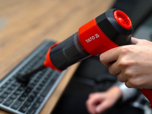 YATO YT-85686 Akkumulátoros autós porszívó / fúvó 12V ról tölthető 11,1V / 2Ah