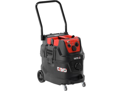 YATO YT-85718 Ipari porszívó automata öntisztító (szűrőrázó) funkcióval 1600W 4in1 (száraz, nedves, porzsákos és porzsák nélküli üzemmód) karosszéria és fényező műhelyeknek